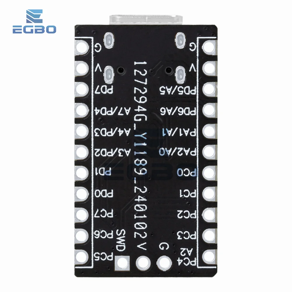 لوحة تطوير CH32V003 EGBO ، نظام الحد الأدنى ، لوحة أساسية ، CH32V003F4P6 ، وحدة تحكم ميكروكونترولر ، 1-10