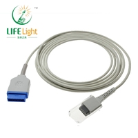 Compatible GE 11 Pin Massimo Module Pulse Oximeter Monitor, Spo2 Probe Extension Adapter Cable, Spo2 Sensor Extension Connector