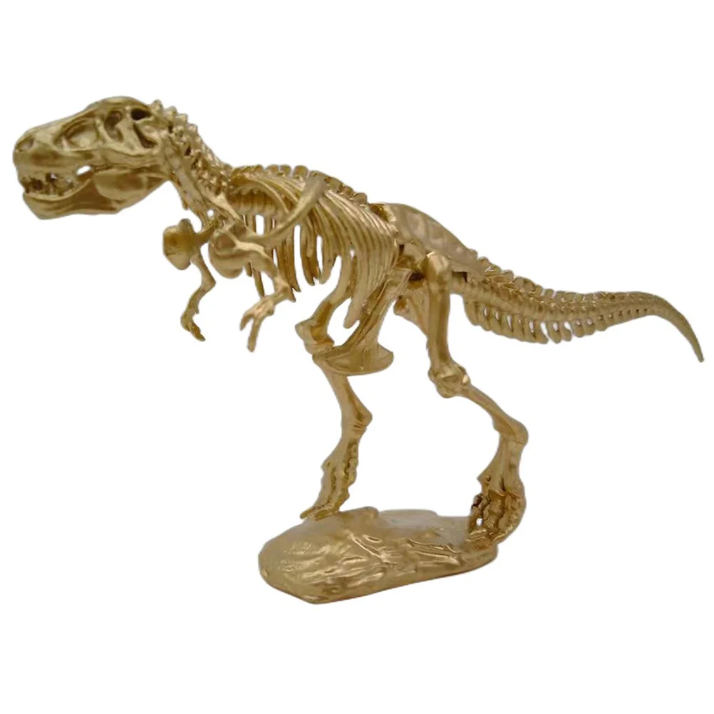

Dinosaur Decor Abstract Sculpture Alloy Home Decoration Exquisite Dinosaur Statue Tabletop Adornment Shelf Decor