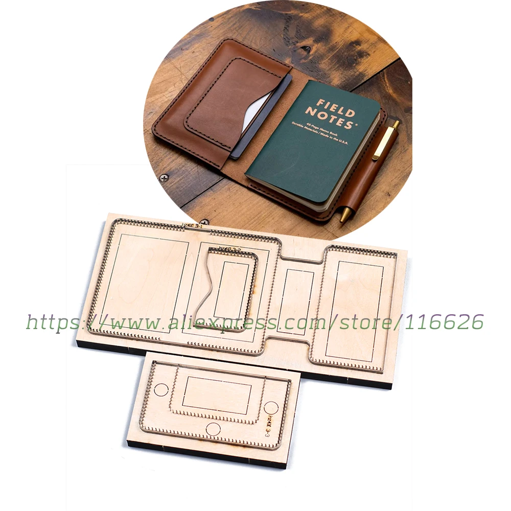 

Knife mold for DIY leather craft passport notebook cover cutting dies 156x110mm