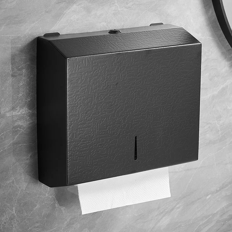 Stainless Steel Paper Holders Bathroom Waterproof Lightweight Toilet Square Tissue Holder Household Bathroom Accessories