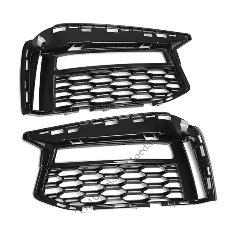 

0XXC Pair Plastic Fog Light Meshing Guards Heat Resistant Upgrades Waterproof Fog Light Cover Quick Installs for Automotives