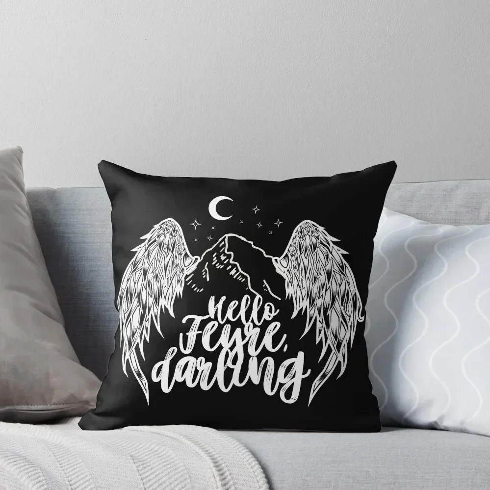 

Hello Feyre, darling! Throw Pillow pillow pillowcase Christmas Pillowcase Cusions Cover christmas pillowcases pillow