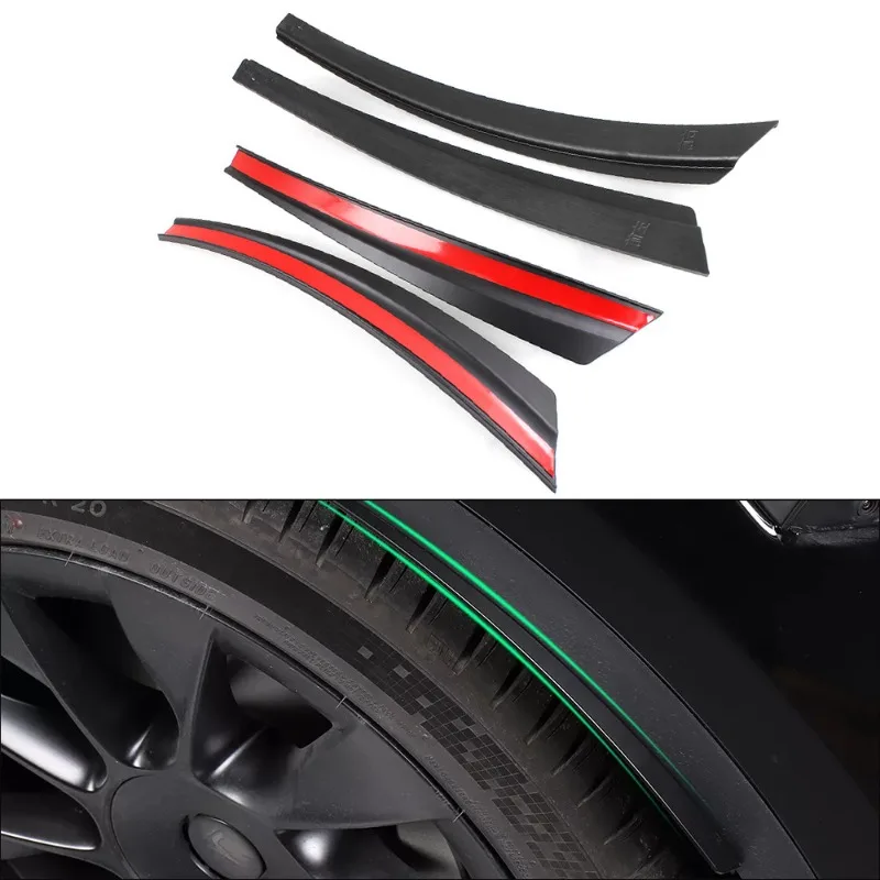 Suitable for Tesla modelY fender non-punching wheel eyebrows anti-sediment splashing car modification accessories