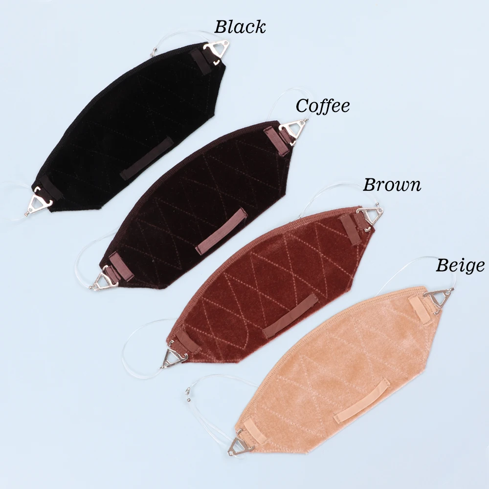 Faixa de aperto de peruca de veludo fishwire ajustável – faixa de cabeça antiderrapante e confortável para perucas sem cola femininas preto marrom bege café
