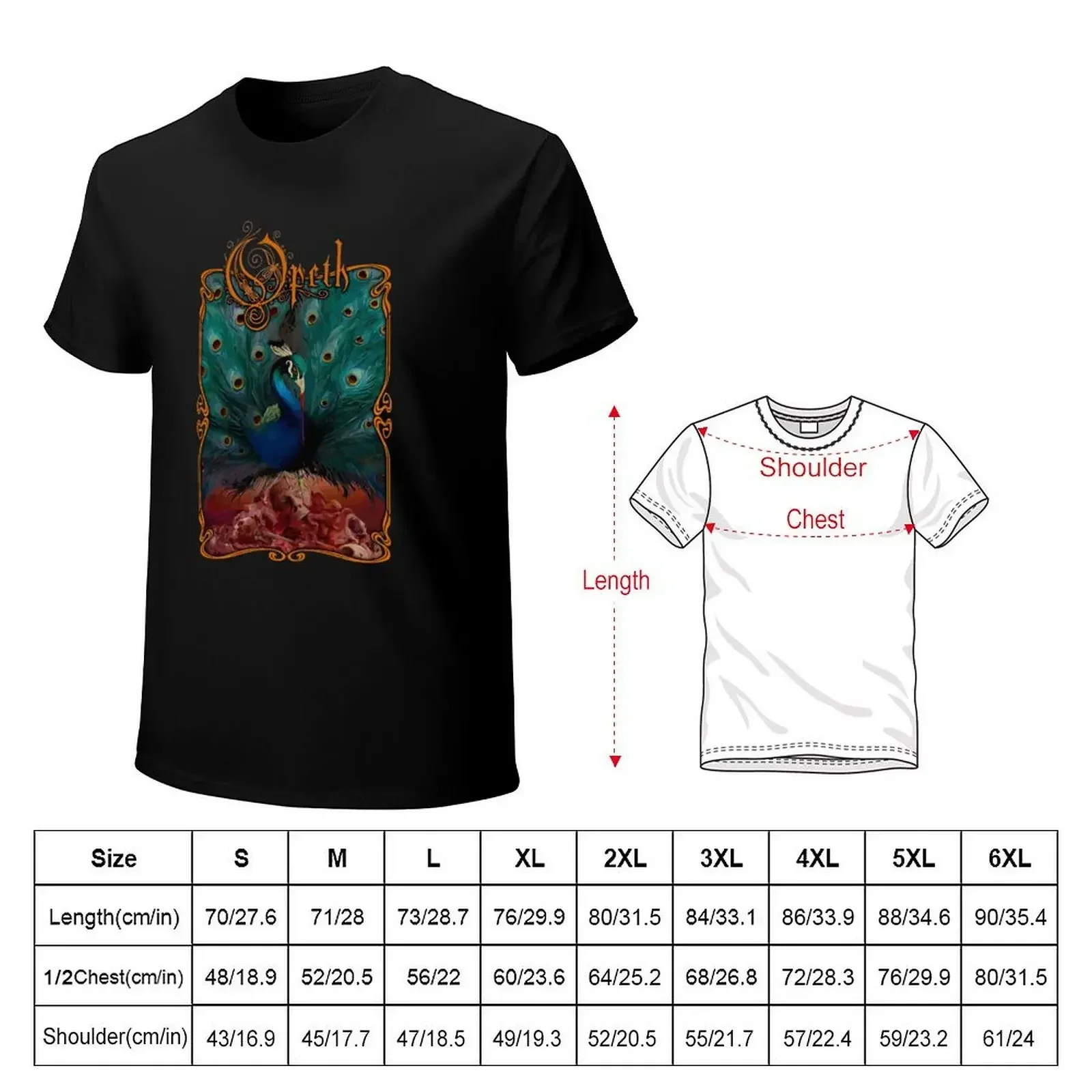 Opeth logo T-shirt summer tops boys animal print plain t shirts men