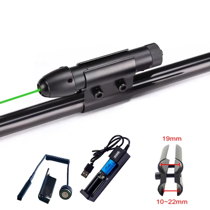 Rechargeable Green Laser Sight Glock Ar15 Calibrator Pistol Infrared Laser Sight Rifle Scope Hunting Hunting Accessories Ak 47