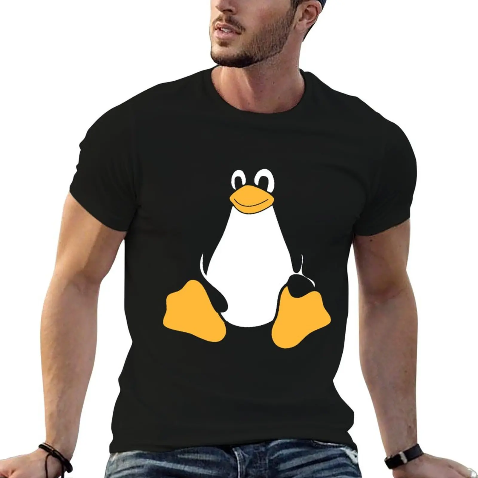 

TUX LINUX T-Shirt t shirt man designer man t shirt luxury T-Shirt