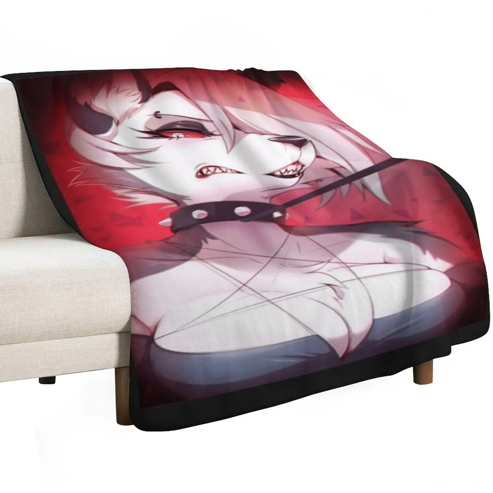 Helluva Boss Loona Classic . Throw Blanket heavy to sleep Furry Cute Plaid Soft Beds Summer Baby Blankets
