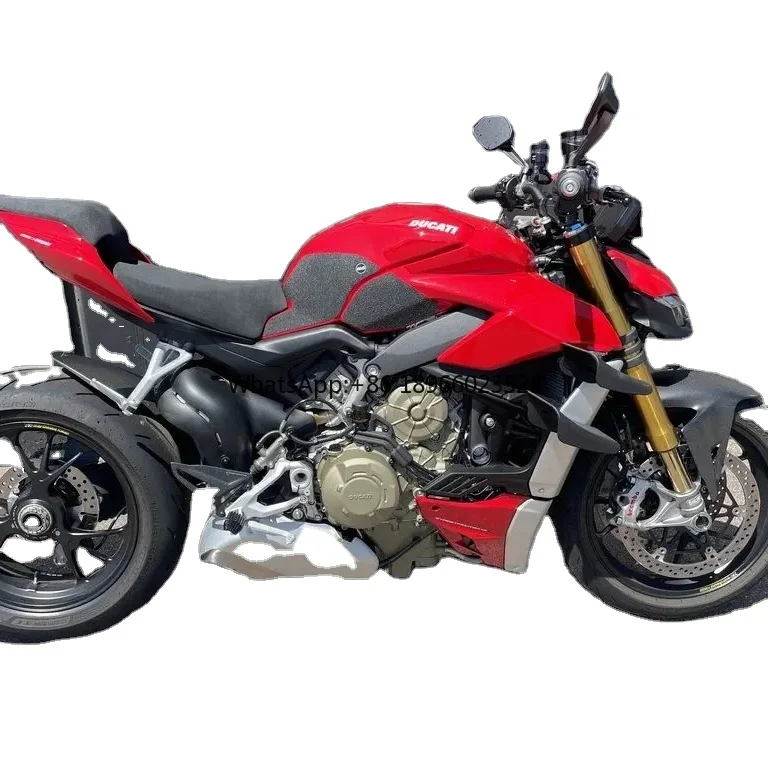 Authentic 2022 Ducatii Streetfighter V4 S Ducati Red 1,103cc sport motorcycle ready for delivery