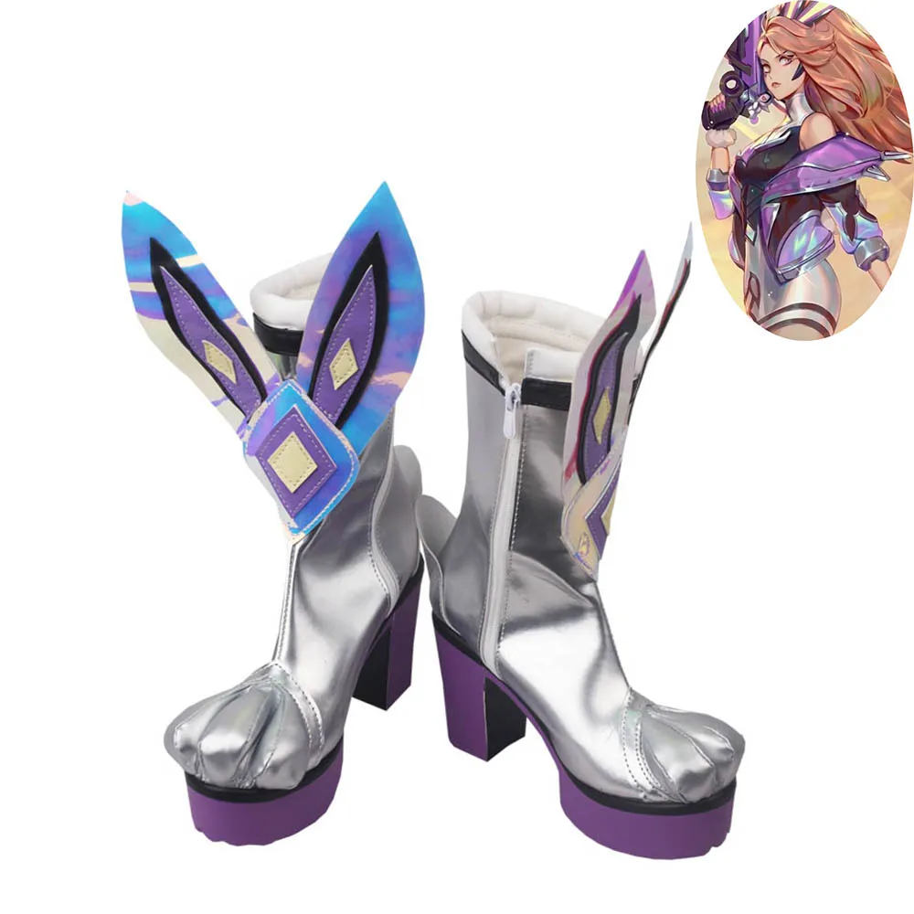 

LOL Battle Bunny Miss Fortune Shoes Cosplay Women Boots Ver1