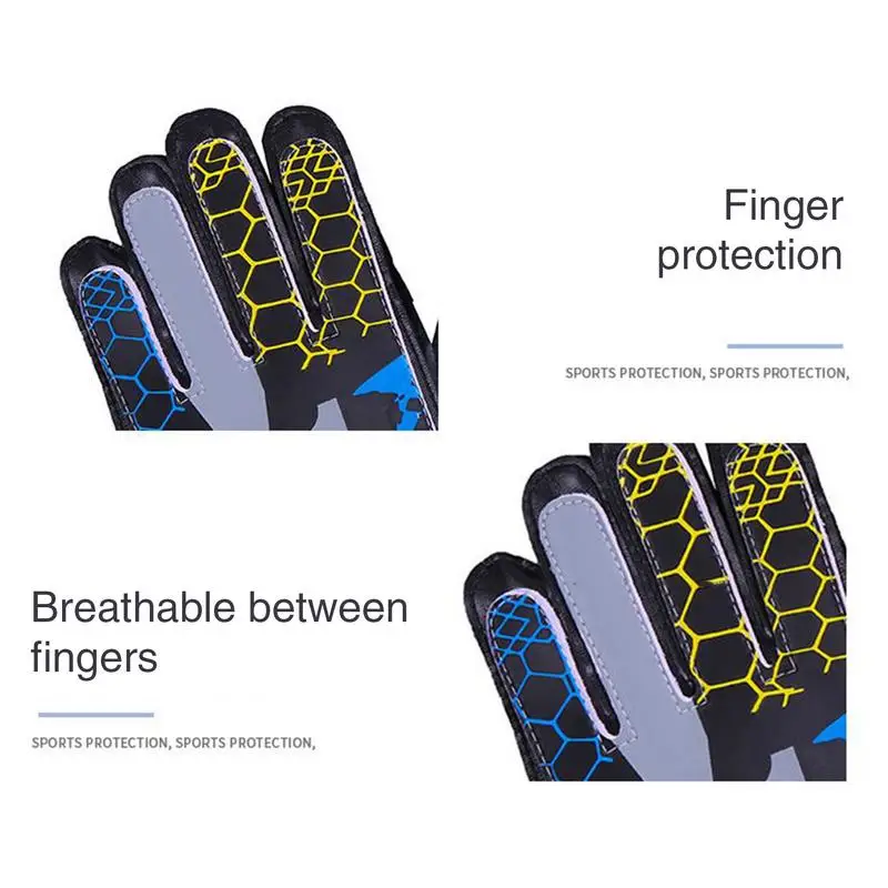 Luvas de goleiro luvas de goleiro adulto antiderrapante almofadas de aperto proteção guardas engrenagem para esporte ao ar livre goleiro beisebol