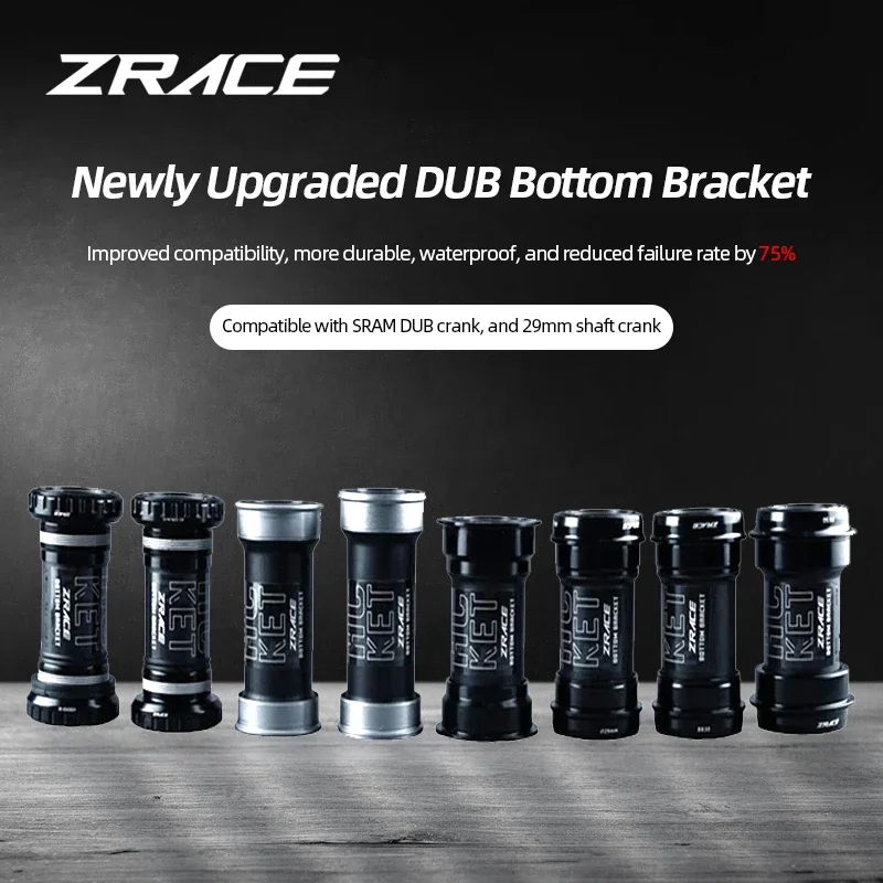 ZRACE Road Bike Parts Bicycle Bottom Bracket Aluminum DUB Series BSA BB29 BB92 PF30 BB30 Central Movement Fit for Sram DUB Crank