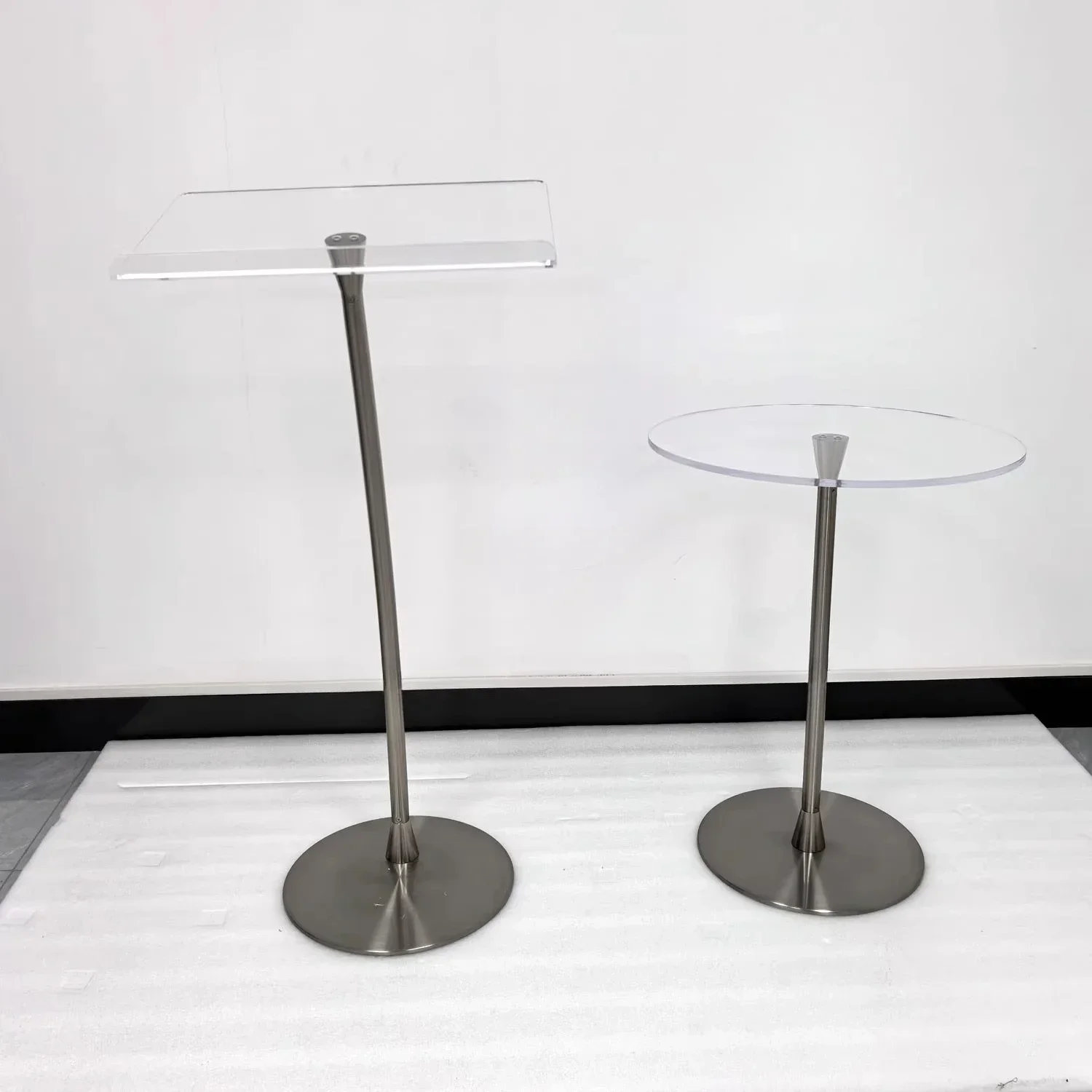 

Customizable LOGO plexiglass metal acrylic podium