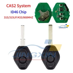 jingxin CAS2 System Car Remote Key for BMW car key 3/5/7 Series 315/433/868 Mhz with ID 46 Chip HU92 Blade