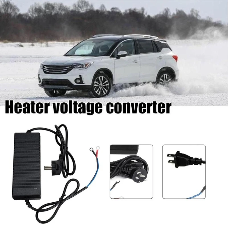 Double Voltages Power Adapters 220V to 12V 24V for Automotive Heating and Refrigeration Systems Featuring Flame Retardant D7YA
