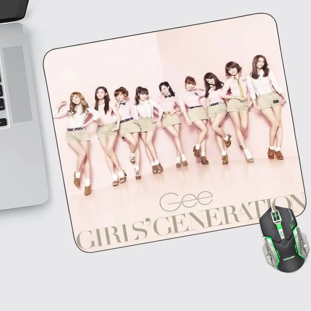 

Girls' Generation Mouse Pad Small Gaming Accessories Keyboard Computer Offices Desk Mat Pc Gamer Non-slip Rubber Mousepad