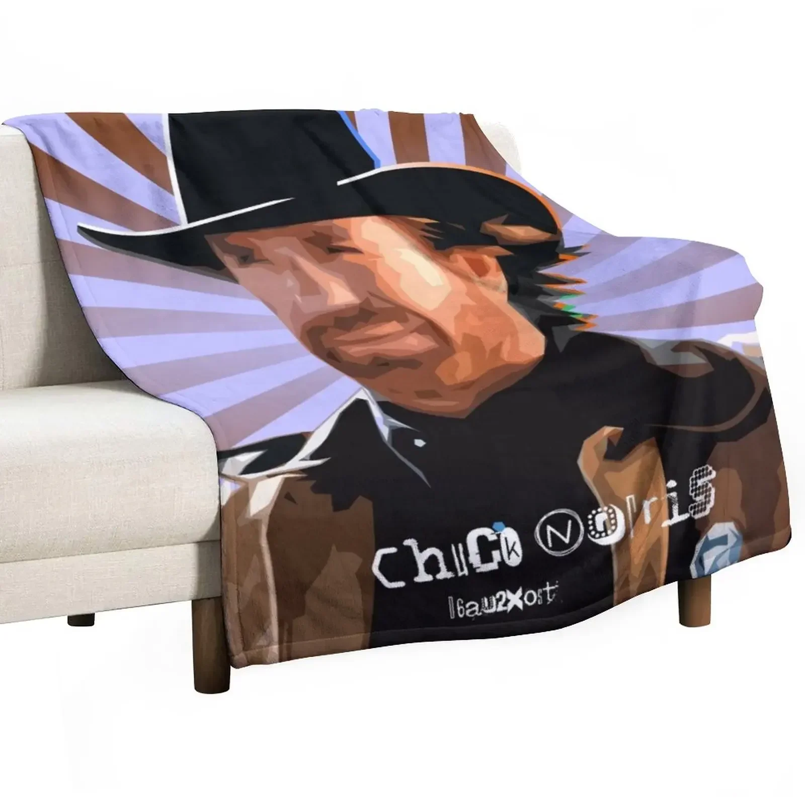 

Chuck Norris Throw Blanket Custom Decorative Throw christmas gifts bed plaid Blankets