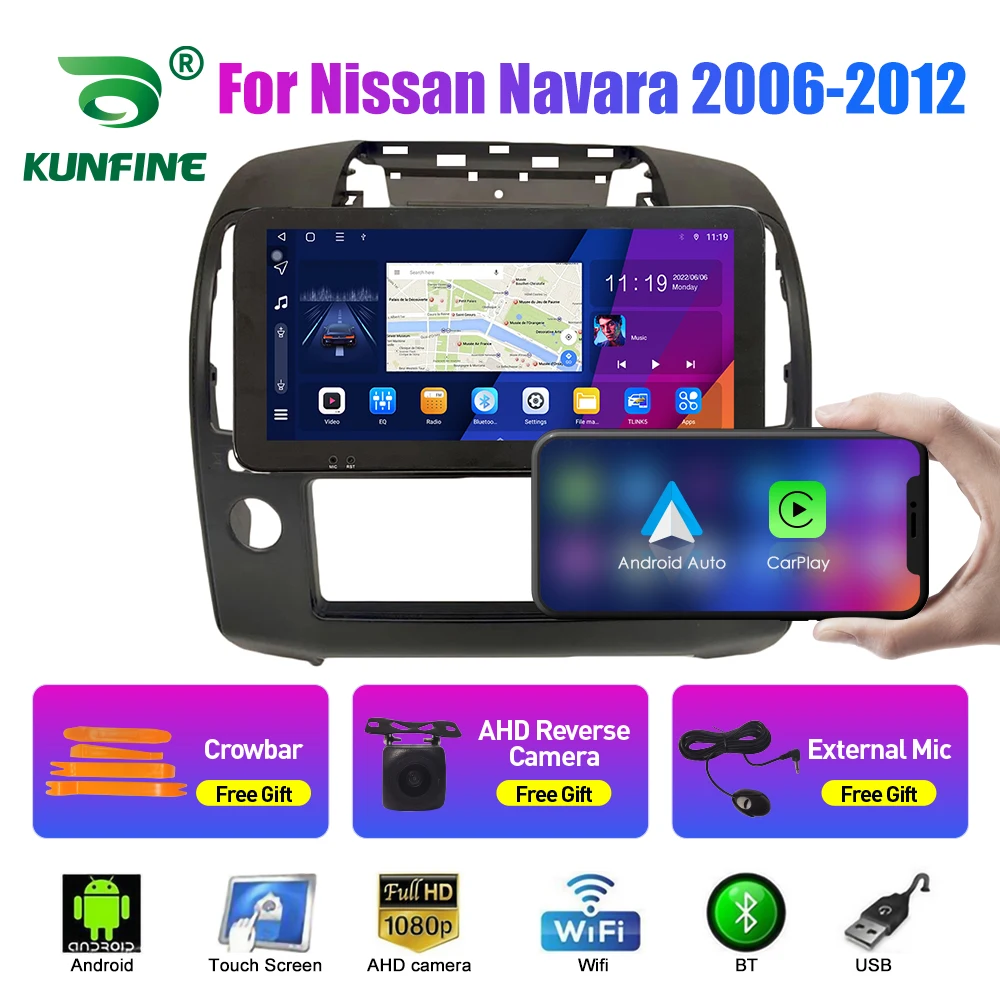 

10.33 Inch Car Radio For Nissan Navara 2006-2012 2Din Android Octa Core Car Stereo DVD GPS Navigation Player QLED Screen Carplay