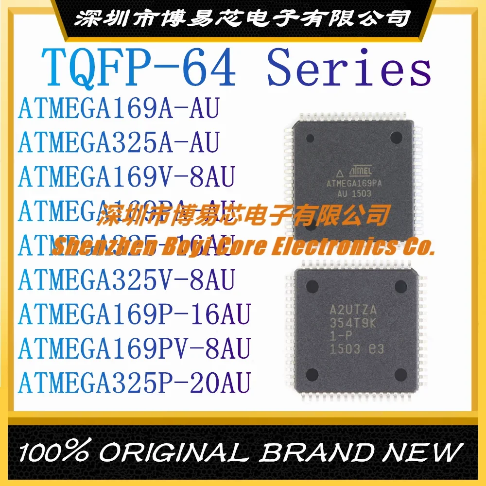 ATMEGA169A ATMEGA325A ATMEGA169V ATMEGA169PA ATMEGA325 ATMEGA325V ATMEGA169P ATMEGA169PV ATMEGA325P AU 8AU 16AU 20AU New TQFP-64