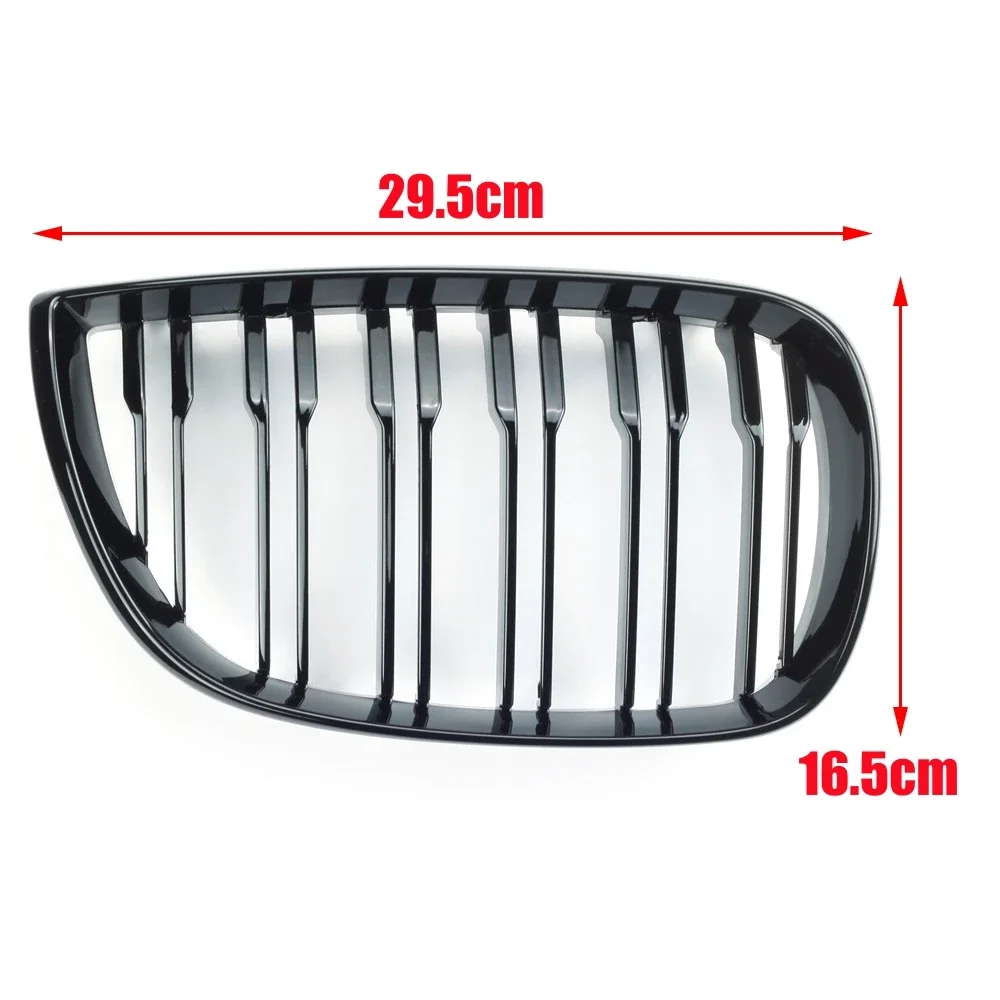 Pair Car Front Kidney Grille For BMW E81 E87 2004-2007 M SPORT Pre-facelift Racing Grills Grilles Auto ABS Grill Accessories