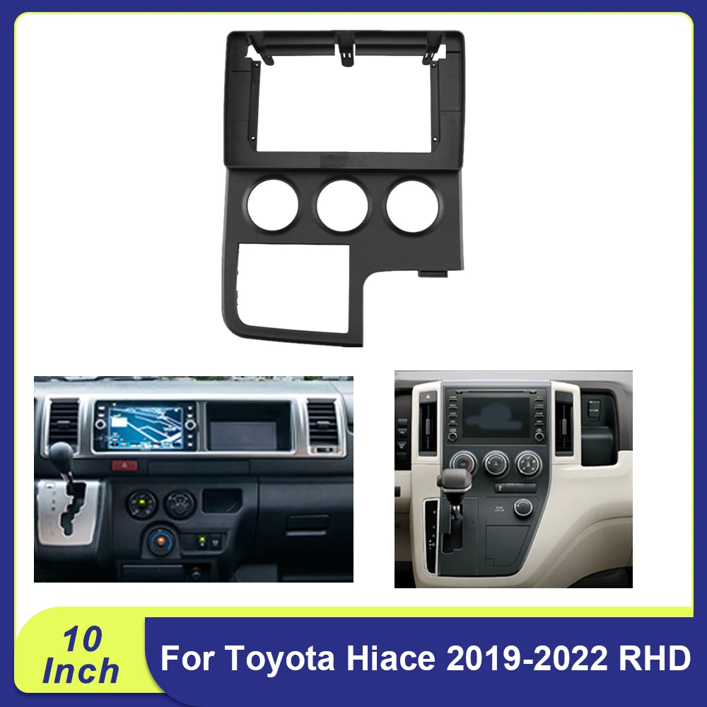 

10" Android Radio Dash Kit for Toyota Hiace 2019-2022 RHD - Facia Frame Adapter