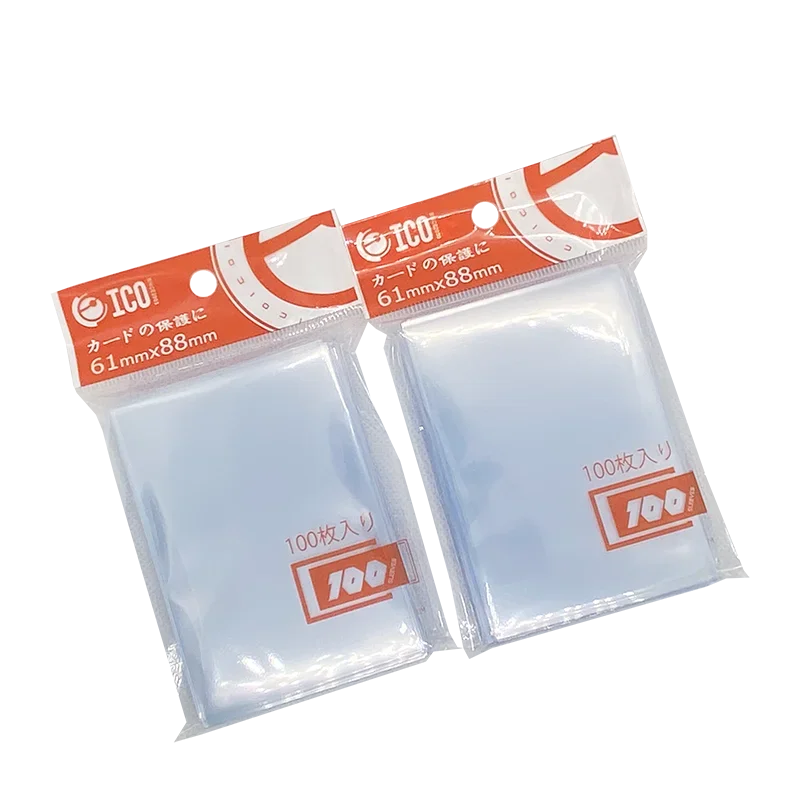 200-1000pcs 61x88mm Clear Card Sleeves for Yu Gi Oh Japanese Small size cards Board Game Card Protector Sleeve Inner Cards Film