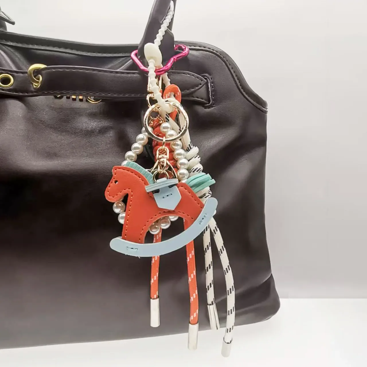 

Ita Bag Accessories Bag Chain Pearl Pendant for Bag Women Handbag Purse Keychain Man Backpack Wallet Decoration