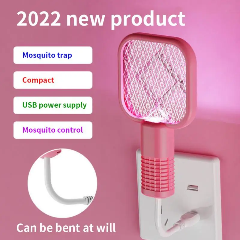 Mosquito Killer Lamp Plug And Play Fast Charging High Capacity Battery Dual Effect For Bedroom Outdoor For Camping Travel Hotel