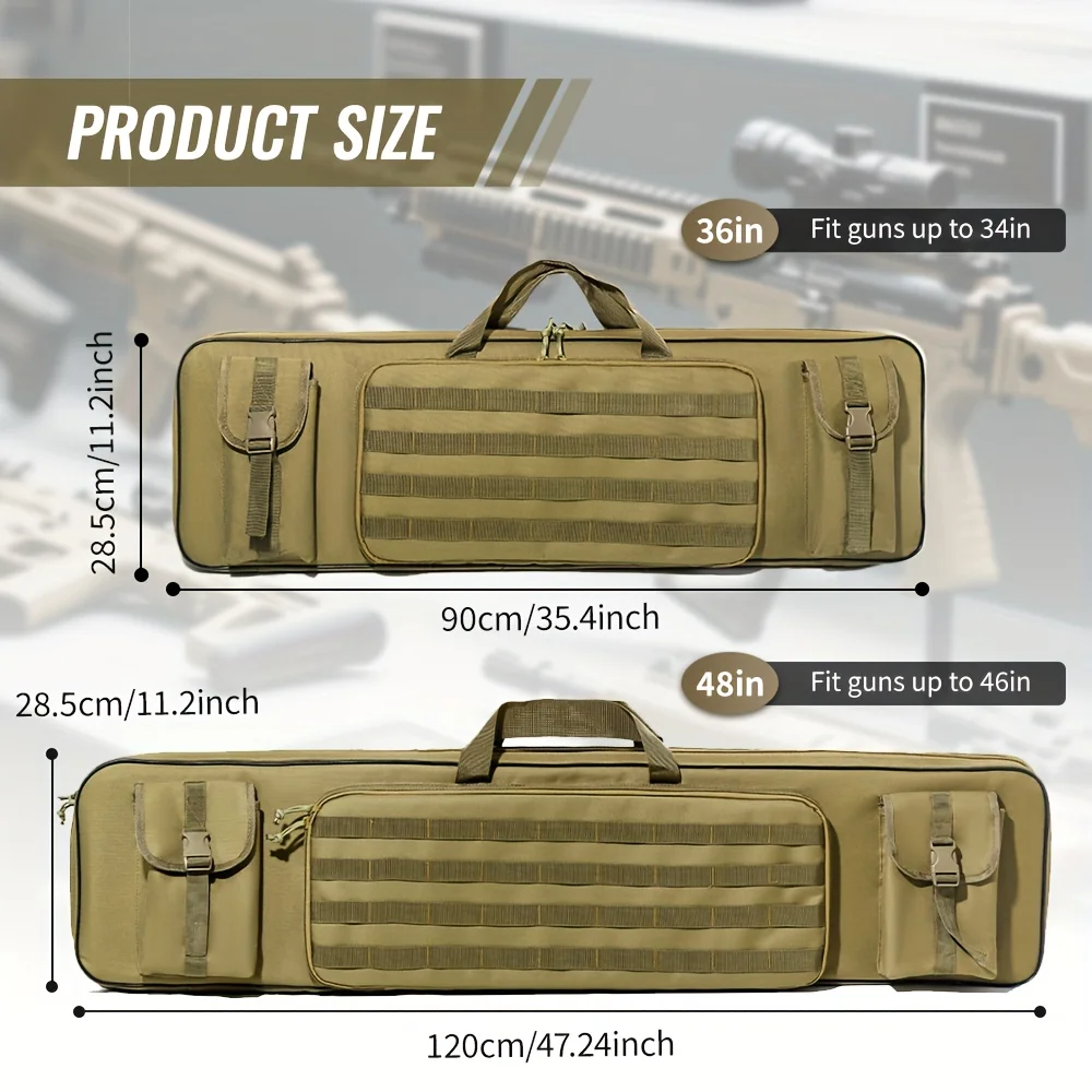 Classic Double Soft Bag Equipment Transportation Case with Backpack Strap, Available Length in 36