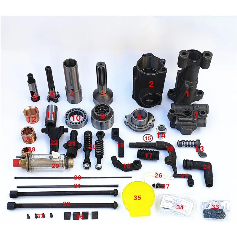 YT28 repair kit for main engine of rock drill parts drill bit drill pipe air gun