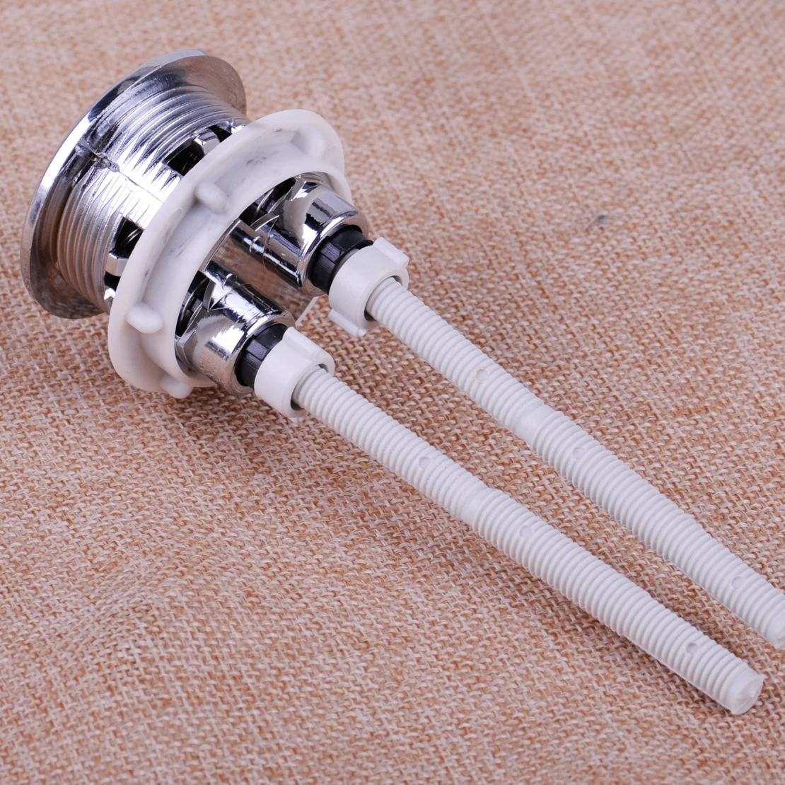 38 /48 / 58mm Dual Flush Push Button Toilet Rod Skin Water Saving Chrome Plated ABS Tools Drop Shipping