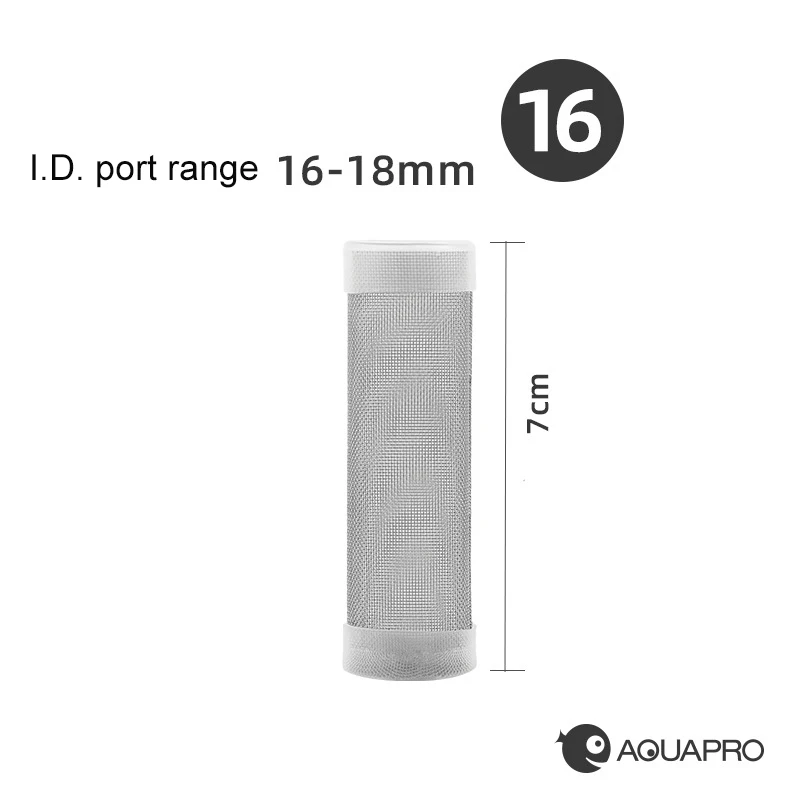 2pcs Aquarium Filter Stainless Steel Inlet Protective Net Cover Small Shrimp Fish Protection Mesh Accessories Water Akvarium