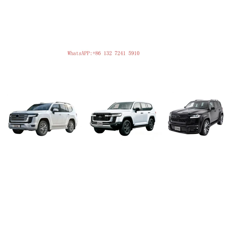 Hot SellingWALD Style Wide Body Kit For   LC300 2021+ Front Rear Bumper Lip Side Skirts Fender Flares Spoiler Facelift