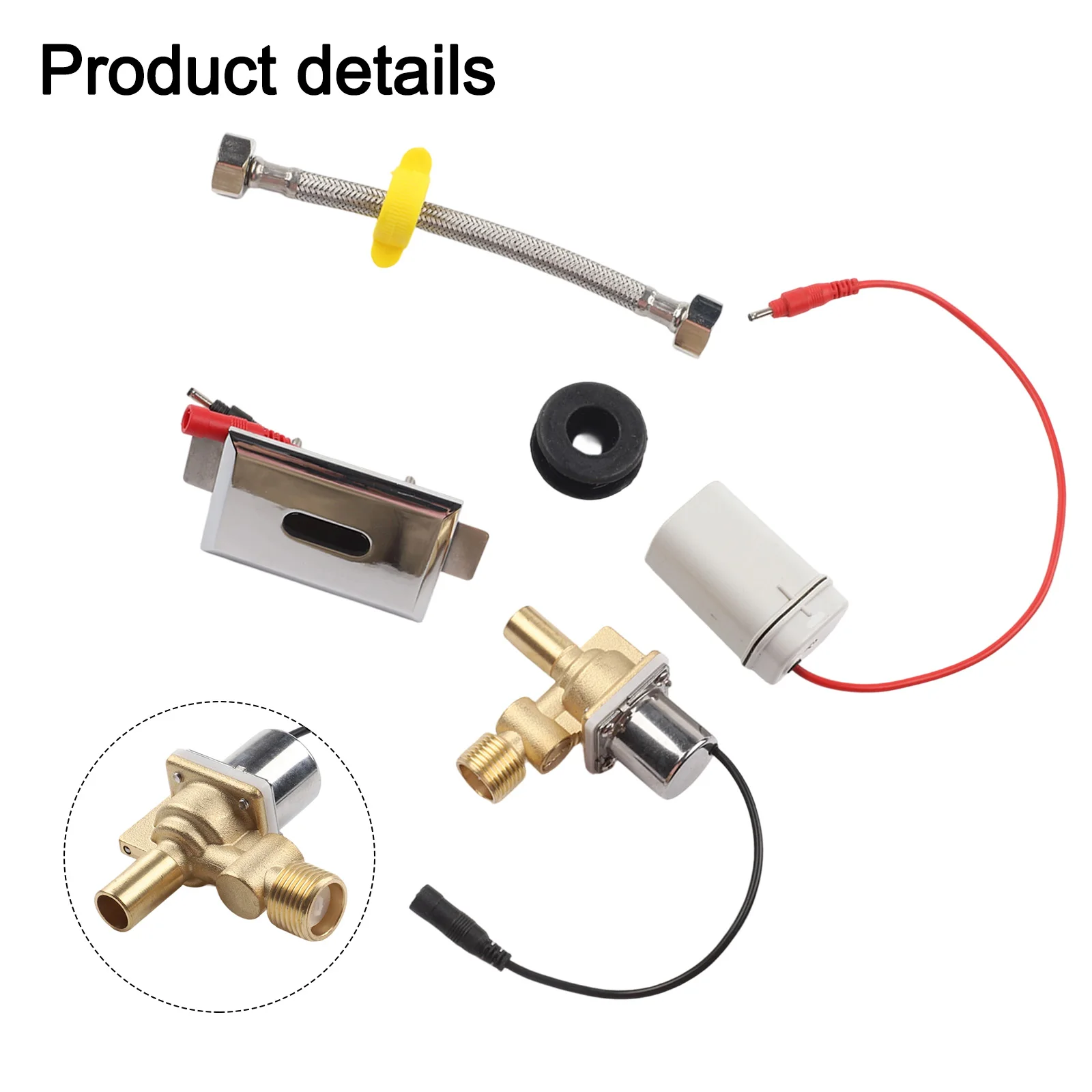 Urinal Sensor Fully Automatic Infrared Sensor Urinal Toilet Flush Solenoid Valve Automatic Distance Adjustment Urinal Sensor Acc