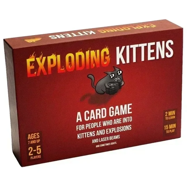 Exploding Kittens Card  Family Party Table Game NSFW Party Streaking Kittens Imploding Kittens Expansion Barking Kittens Bears