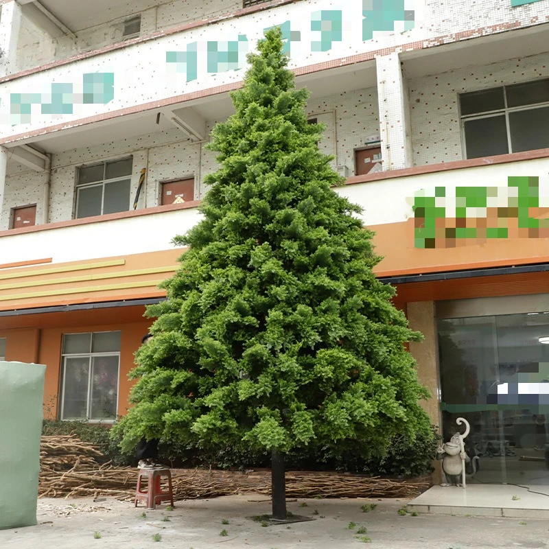 

Simulation Christmas tree large hotel shopping mall decoration Christmas indoor and outdoor flame retardant plants pine tree