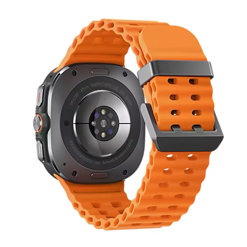 Marine Band For Samsung Galaxy Watch ultra Strap 47mm Accessories Sport silicone Bracelet correa Galaxy Watch 7 ultra 47mm Strap