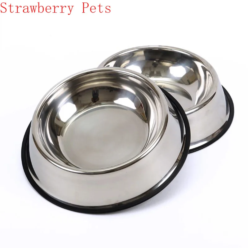 Stainless Steel Pet Dog Bowl Food Storage Container Dog Food Bowl Water Bottle Pet Bowl Feeder Dish for Small Large Dogs Cats