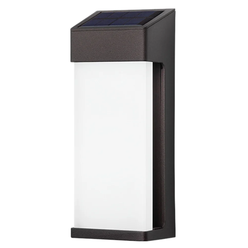 

1pc Solar Garden Lights Outdoor Wall Lamp Waterproof Decorative Solar Light Energy Saving Glass Plastic Durable Smooth