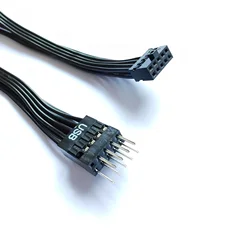 For Lenovo B25 IB250MH Motherboard Extension Cable Mini USB 9Pin 2.0mm Female to Normal ATX Mainboard Standard 9P 2.54mm Male