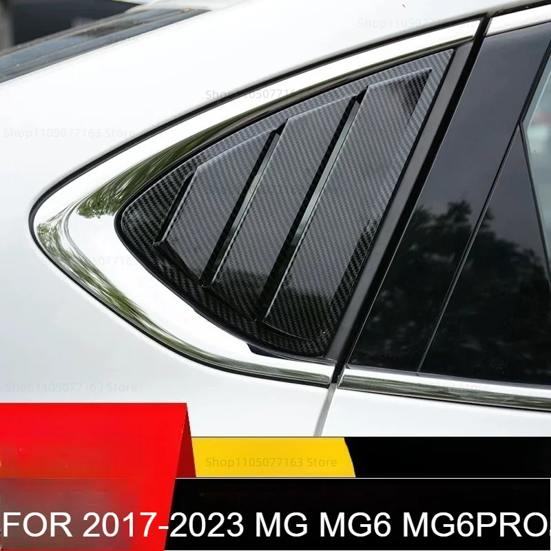 

FOR 2017-2023 MG MG6 MG6PRO rear window louver modification fake air outlet decorative accessories CAR Styling