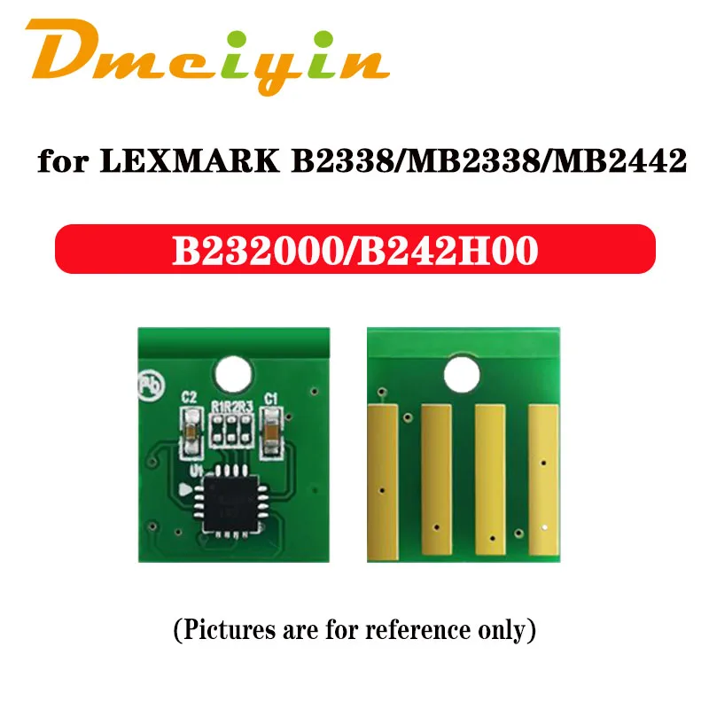 B232000 B242H00 3K/6K EUR Toner Chip for lexmark B2338/MB2338/MB2442/MB2546/MB2650