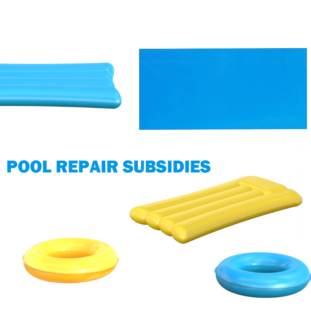 Parche de reparación de PVC para piscina, Kit de reparación de anillo de natación, accesorios para bote inflable, 10-50 piezas