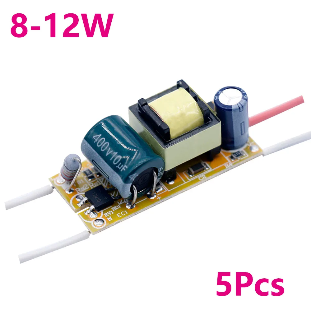 5PCS LED Driver 300mA 1W 2W 4W 6W 8W 9W 10W 15W 18W 25W 35W 40W For LEDs Power Supply Lighting Transformers For LED Repair DIY