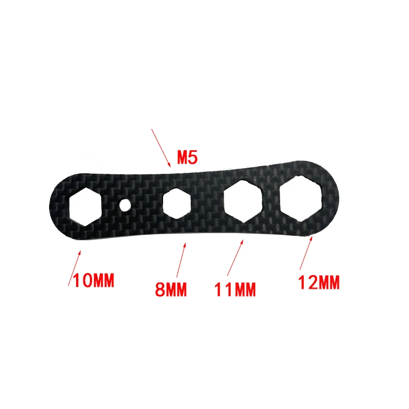 Fishing Reel Wrench Carbon Fiber Wrench 4/6/8/10/11mm Ultra Light Fishing Reel Disassembly Tool Multifunctional Maintenance Tool