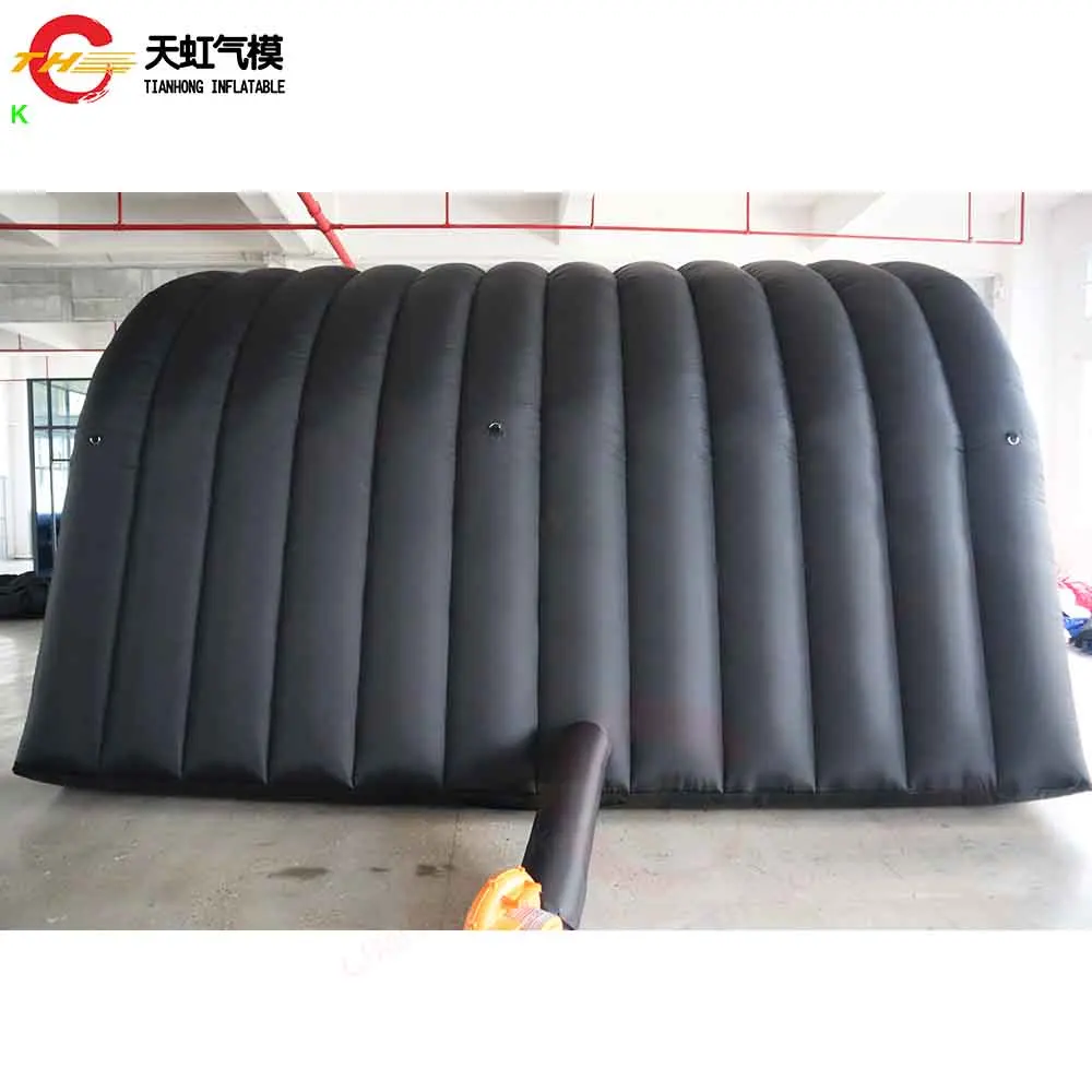 Fast Ship Colorful Inflatable Tunnel Tent with Blower Air Blow Up Inflatable Lawn Tent for Party Events