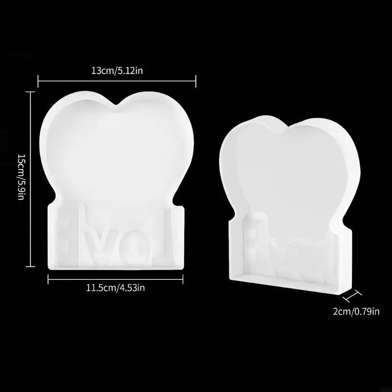 N2UE إطار الصورة على شكل قوالب طين السيليكون أداة المجوهرات قوالب مجوهرات السيليكون