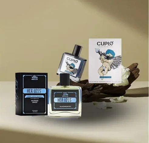 น้ำหอมสำหรับผู้ชายแบบสเปรย์ 2 ชิ้น - Her Loss + Cupld, 1.7 ออนซ์+1.7 ออนซ์, น้ำหอมผู้ชายที่สมบูรณ์แบบ เหมาะสำหรับทุกสภาพผิว คุณภาพดีที่สุด
