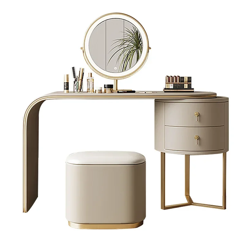 

Minimalist cream style dresser, bedroom, makeup table, master bedroom small apartment